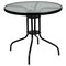 Flash Furniture 6 PC Navy Umbrella Table Set with Folding Chairs GM-202012-NV-GG - alternate 9